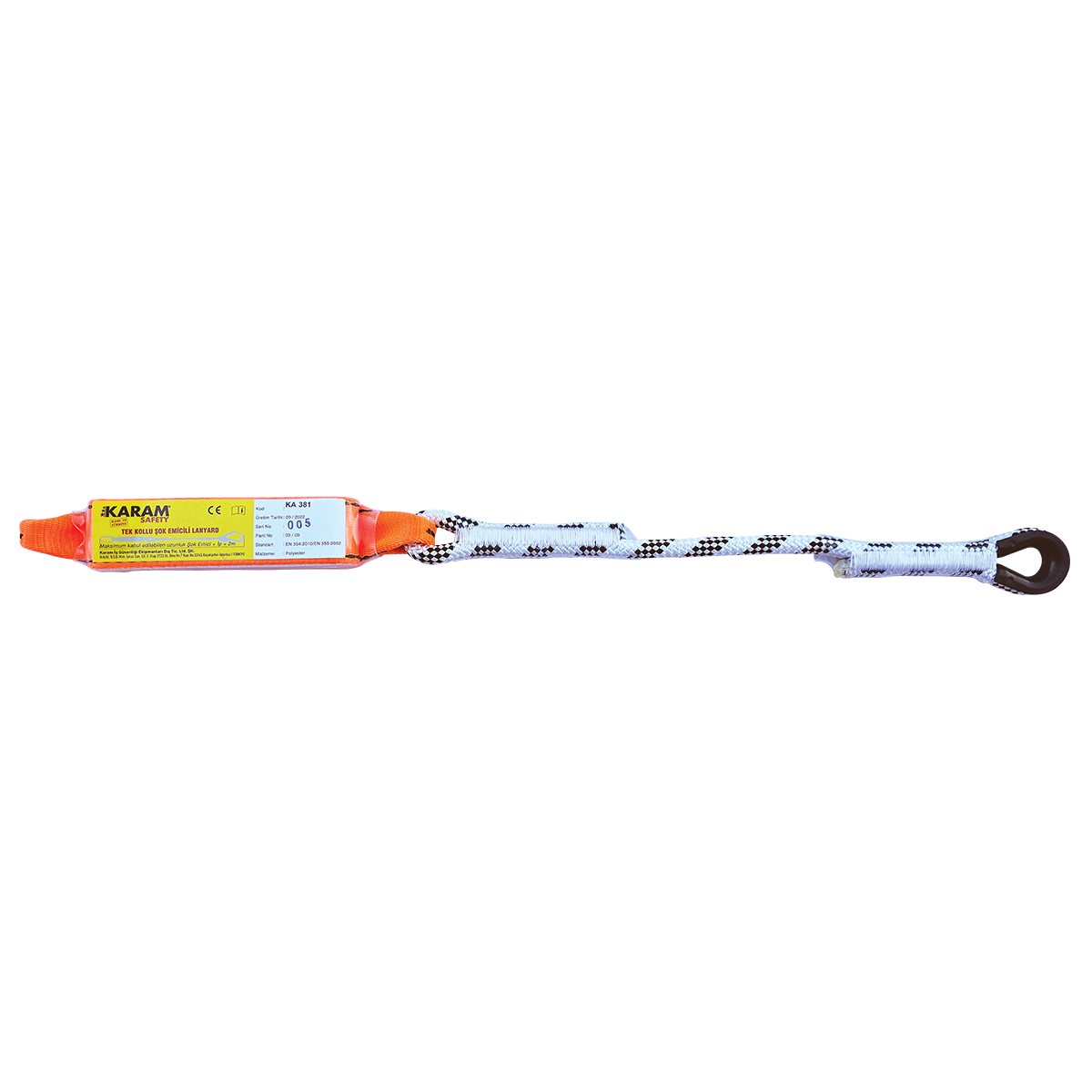 KA381  energy absorber single static rope 