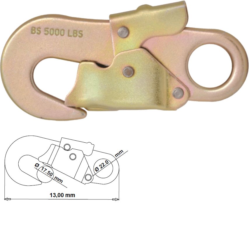 KK121  Double safe small hook