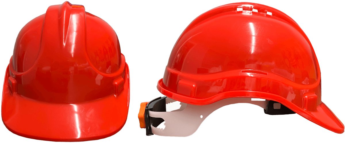 KB660 Baret Vidalı (Ayarlı) Kulaklık Takılabilir Kırmızı Karam