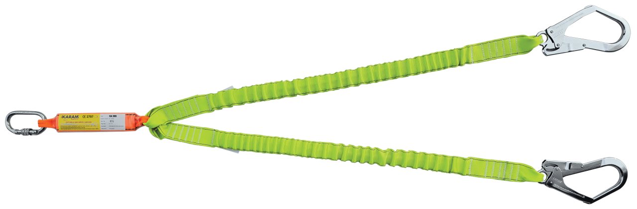 KA371  Shock absorbing elastic double sleeve with large hook