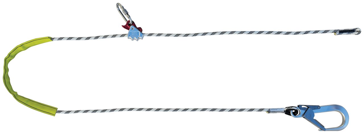 Kİ248-4 Konumlandırma Lanyardı Ayarlı Karabinalı (Alüminyum Kancalı)