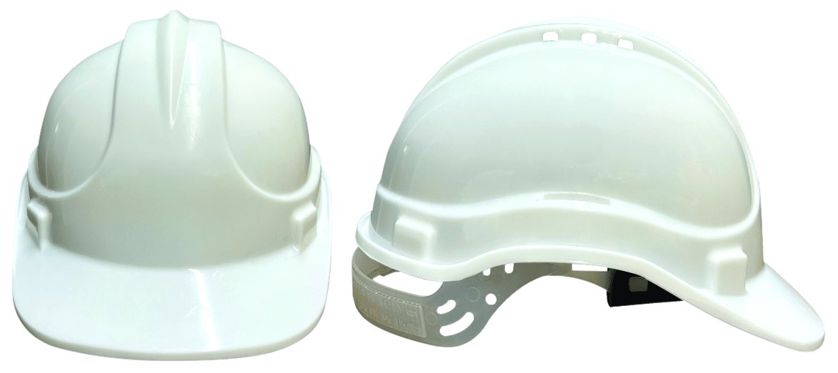 KB610 Baret Düz Kulaklık Takılabilir  Beyaz Karam