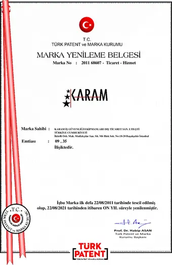 KARAM MARKA TESCİL — الصفحة الأولى