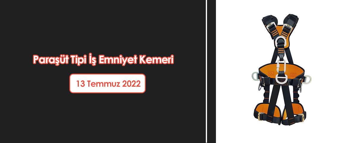 Paraşüt Tipi İş Emniyet Kemeri