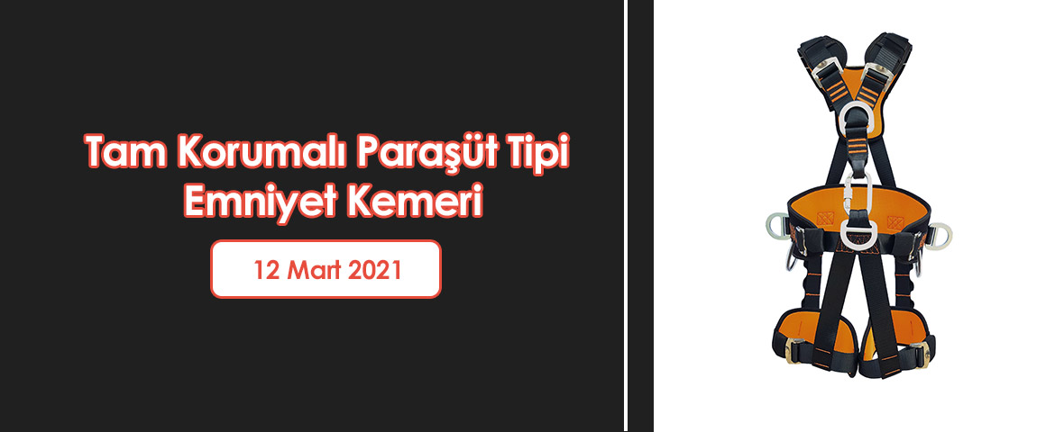 Tam Korumalı Paraşüt Tipi Emniyet Kemeri