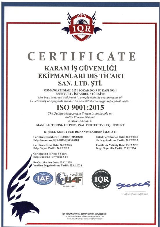 ISO 9001-2015------2025-2028