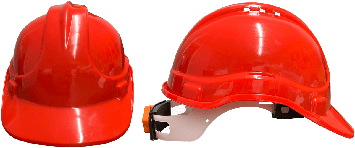 KB660 Baret Vidalı (Ayarlı) Kulaklık Takılabilir Kırmızı Karam