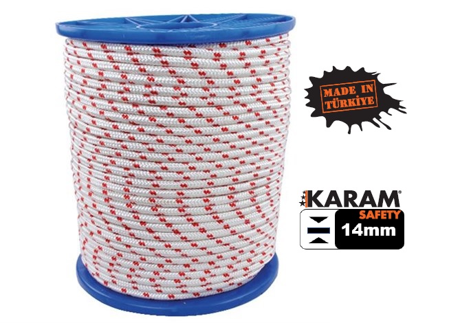 KH35  Polyester Statik Halat 14 mm